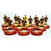 Subbuteo Andrew Table Soccer Rayo Vallecano 2023-24 away kit on Aeolus II Professional bases